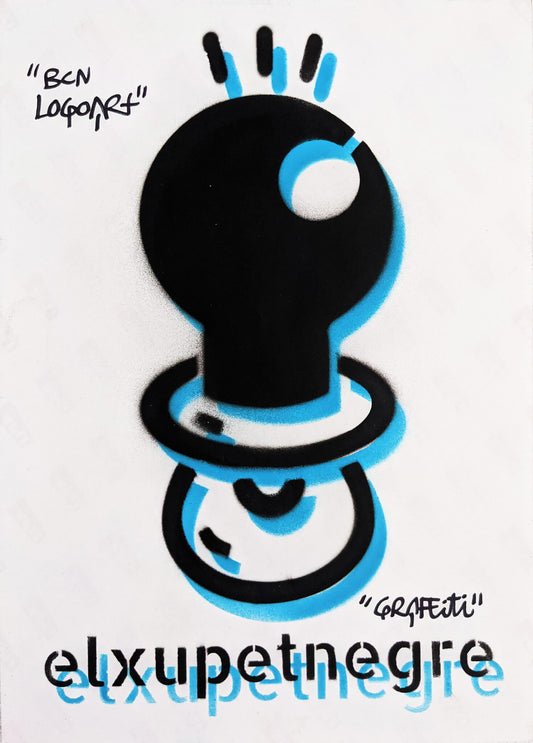El Xupet Negre - "Sticker (Graffiti)" (Original)
